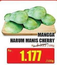 Promo Harga Mangga Harum Manis Chery per 100 gr - Hari Hari
