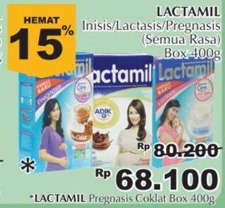 Promo Harga Lactamil Inisis/Lactasis/Pregnasis Semua rasa  - Giant