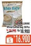 Promo Harga Luwak White Koffie Original per 18 sachet 20 gr - Hypermart