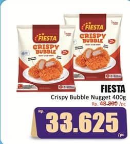 Promo Harga Fiesta Naget Crispy Bubble 400 gr - Hari Hari
