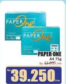 Promo Harga PAPERONE Kertas Copier A4 75 G 500 sheet - Hari Hari