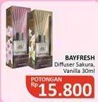 Promo Harga Bayfresh Reed Diffuser Regular Sakura Bloom, Vanilla Bean 30 ml - Alfamidi