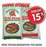 Promo Harga Rose Brand Tepung Beras 500 gr - Superindo
