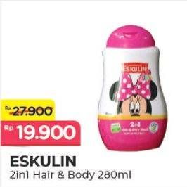 Promo Harga ESKULIN Kids Hair & Body Wash 280 ml - Alfamart