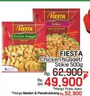 Promo Harga Fiesta Naget Chicken Nugget, Stikie 500 gr - LotteMart