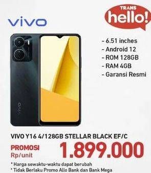 Promo Harga Vivo Y16 Smartphone 1 pcs - Carrefour