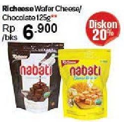 Promo Harga NABATI Wafer Chocolate, Cheese 115 gr - Carrefour