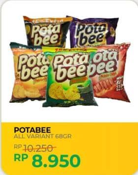 Promo Harga Potabee Snack Potato Chips All Variants 68 gr - Yogya