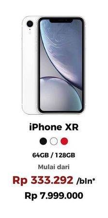 Promo Harga APPLE iPhone XR | Liquid Retine HD LCD 6.1 inch - Kamera 12MP 7MP  - Erafone