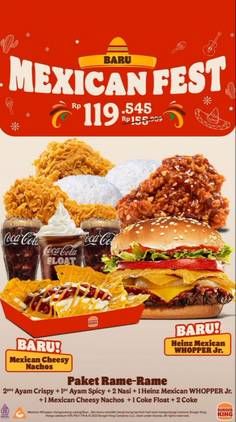 Promo Harga Mexican Fest  - Burger King