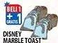 Promo Harga Marble Toast Disney  - Hypermart