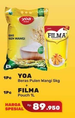 Promo Harga Filma Minyak Goreng + YOA Beras  - Yogya