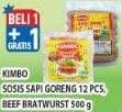 Promo Harga Kimbo Sosis Sapi Goreng/ Bratwurst  - Hypermart