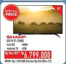 Promo Harga SHARP 2T-C50BG | LED TV 50"  - Hypermart