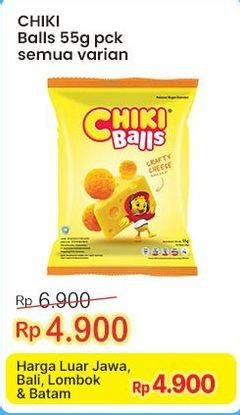 Promo Harga Chiki Balls Chicken Snack All Variants 55 gr - Indomaret