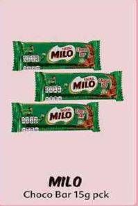 Promo Harga MILO Choco Bar per 2 pcs 15 gr - Indomaret