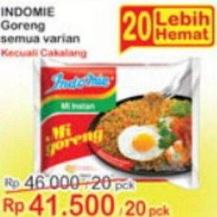 Promo Harga Indomie Mi Goreng Kecuali Cakalang 82 gr - Indomaret