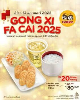 Promo Harga Gong Xi Fa Cai 2025  - HokBen