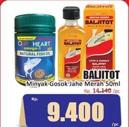 Promo Harga Baljitot Minyak Gosok Jahe Merah 50 ml - Hari Hari