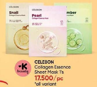 Promo Harga Celebon Collagen Essence Mask All Variants  - Guardian
