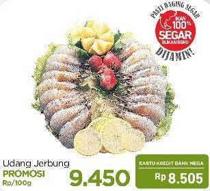 Promo Harga Udang Jerbung per 100 gr - Carrefour