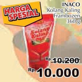 Promo Harga INACO Kolang Kaling Mix Frambozen 360 gr - Giant