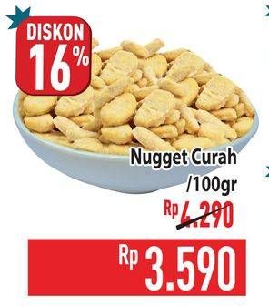 Promo Harga Chicken Nugget Curah per 100 gr - Hypermart