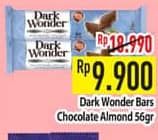 Promo Harga Dark Wonder Chocolate Almond 56 gr - Hypermart