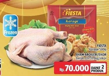 Fiesta Karage + Ayam Broiler