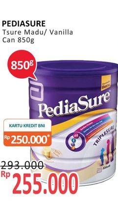 Promo Harga PEDIASURE Complete Triplesure Madu, Vanila 850 gr - Alfamidi