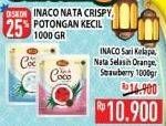 Promo Harga INACO Nata De Coco Orange, Strawberry 1 kg - Hypermart