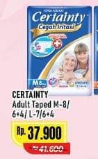 Promo Harga Certainty Adult Diapers M8, M10, L7, L10 7 pcs - Alfamart