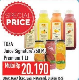 Promo Harga Toza Juice Signature/Premium  - Hypermart