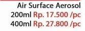 Promo Harga SANITER Air & Surface Sanitizer Aerosol 200 ml - Hari Hari