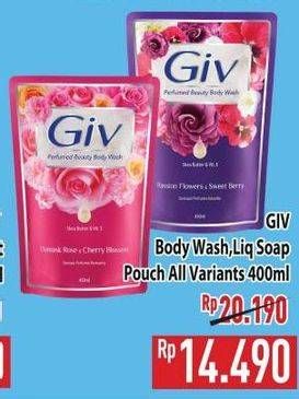 Promo Harga GIV Body Wash All Variants 400 ml - Hypermart