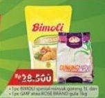 Promo Harga Bimoli Minyak Goreng Spesial + GMP Gula  - Alfamart