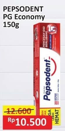 Promo Harga Pepsodent Pasta Gigi Pencegah Gigi Berlubang White 150 gr - Alfamart