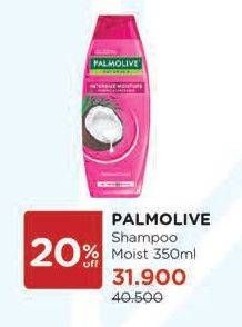 Promo Harga PALMOLIVE Shampoo & Conditioner Intensive Moisture 350 ml - Watsons
