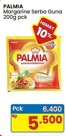 Promo Harga Palmia Margarin Serbaguna 200 gr - Indomaret