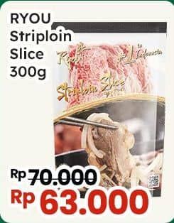 Promo Harga Ryou Striploin Slice 300 gr - Indomaret