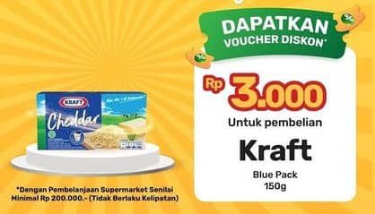 Promo Harga Kraft Cheese Cheddar 160 gr - Yogya