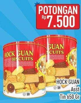Promo Harga Hock Guan Biscuits 650 gr - Hypermart