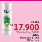 Promo Harga Zinc Shampoo All Variants 170 ml - Alfamidi