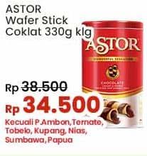 Promo Harga Astor Wafer Roll Chocolate 330 gr - Indomaret