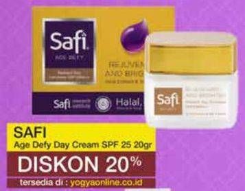 Promo Harga SAFI Age Defy Cream Day Emulsion SPF 25 PA++ 20 gr - Yogya