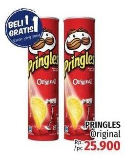 Promo Harga PRINGLES Potato Crisps Original  - LotteMart