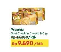 Promo Harga Prochiz Gold Cheddar 160 gr - TIP TOP