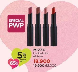 Promo Harga MIZZU Inspired Lipstick  - Watsons