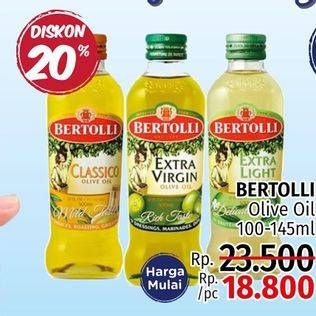 Promo Harga BERTOLLI Olive Oil 250 ml - LotteMart