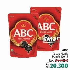 Promo Harga ABC Kecap Manis 520 ml - LotteMart